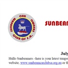 July 2014 Newsletter